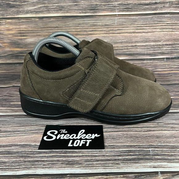 Orthofeet Wichita Women's Brown Orthopedic Shoes‎ 7.5 WIDE - Picture 1 of 8